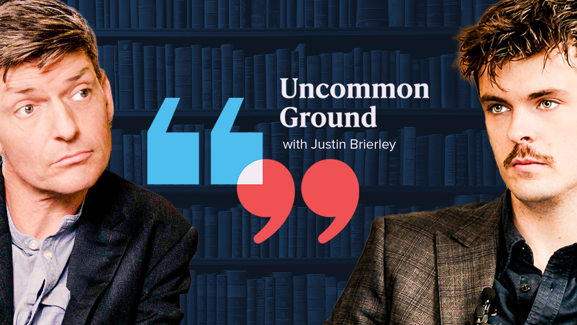 Uncommon Ground Podcast cover Episode 1x2 featuring Glen Scrivener and Alex O'Connor